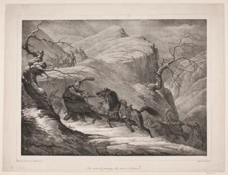 A Scene from the Passage of Mont St. Bernard