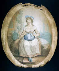 Pillow lace maker, late 18th-early 19th century