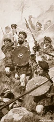 The Highlanders at the Battle of Killiecrankie, July 27th 1689