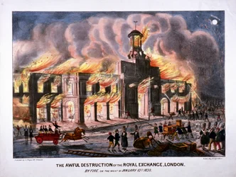 Royal Exchange 2nd Fire, London