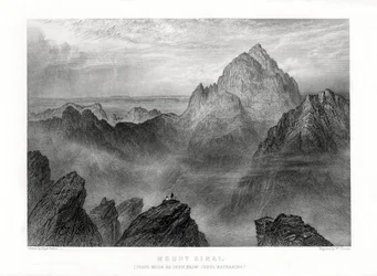 Mount Sinai: Jebel Musa as Seen from Jebel Katharina