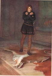 Hamlet Plots How He Will Talk Viciously to His Mother, from 