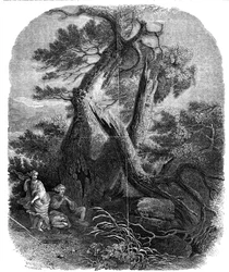Specimen of wood-engraving, The Death of the Children of Niobe
