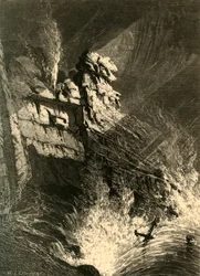 The Spouting Horn in a Storm, 1872