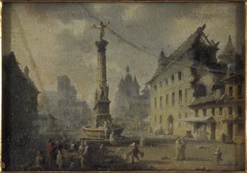 Place du Châtelet, in 1809