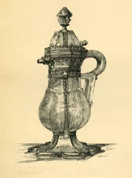 Crystal Cruet, 14th century, 1881