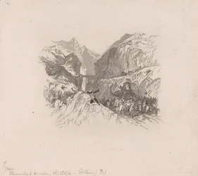 Hannibal Passing the Alps (vignette)