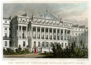 The centre of Cumberland Terrace, Regents Park, London