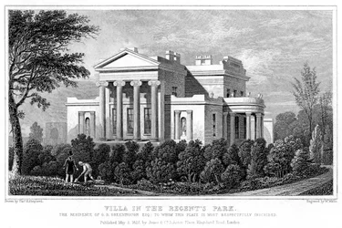 Villa in Regents Park, London, 1827