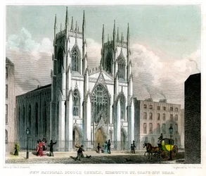 New National Scotch Church, Sidmouth Street and Grays Inn Road, London