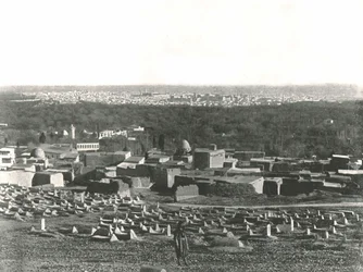 City Panorama from Sulhieh, Damascus, Ottoman Syria
