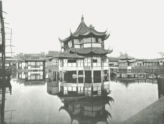 One of the Public Tea-Gardens, Shanghai, China