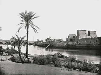 Temple of Isis, Philae, Egypt, 1895