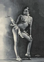 Josephine Baker Wearing Her Famous Banana Costume c.1927