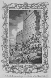 The British Troops entering the Breach of the Moro Castle, c1770s