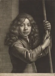 Boy with a Flagstaff