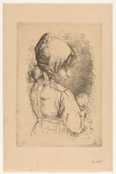 Girl with Cap on Head