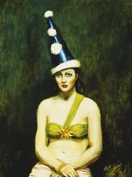 Girl in Pierrot