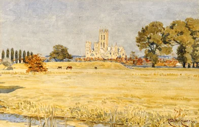 Canterbury Cathedral from the Meadows