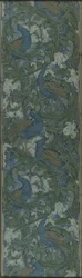 Cut Panel of Fig and Peacock Wallpaper, c.1895