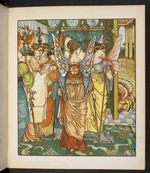 Illustration for the Hind in the wood