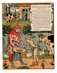 Jack Sells His Cow for Beans, from The Blue Beard Picture Book, 1879