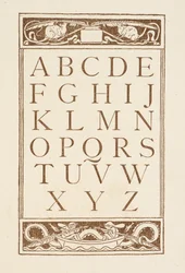 Letters of the alphabet. The Golden primer