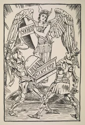Socialism, Liberalism and Toryism, from Cartoons for the Cause