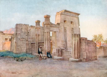 The Temple of Nektenebo, Medinet Habu