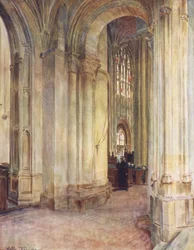 Wessex: Interior of Abbey, Sherborne