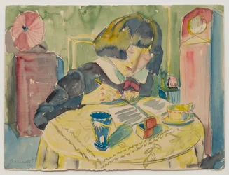 Woman Writing (Sonia Gramatté)