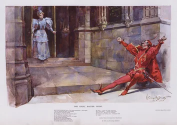 The Usual Easter Tryst: Mephistopheles Waiting for a Girl to Leave a Church