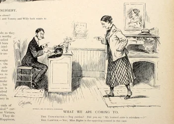 What We Are Coming To, from Puck, April 27th 1898