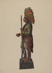 Cigar Store Indian, c. 1936