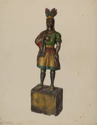 Cigar Store Indian, c. 1936