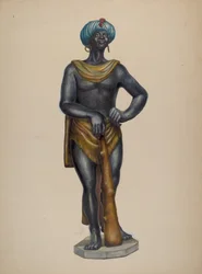 Nubian Slave Figure