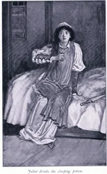 Juliet Drinks the Sleeping Potion