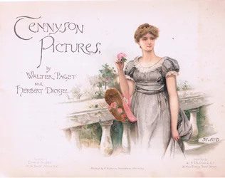 Maud: title page, illustration from Tennyson Pictures