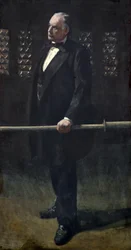Charles Bradlaugh at the Bar at the House of Commons