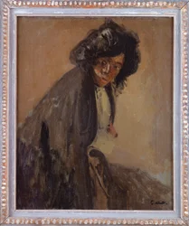 Giuseppina Leaning Against a Chaise Longue
