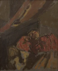 Red Patterned Blouse, c. 1907
