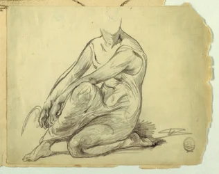 Kneeling Woman