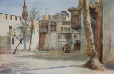 A Courtyard near the Tentmakers Bazaar, Cairo