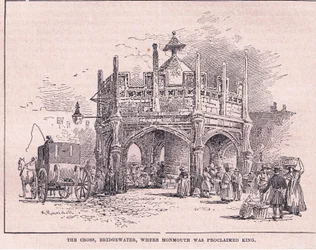 The Cross, Bridgewater, Where Monmouth Was Proclaimed King AD 1685