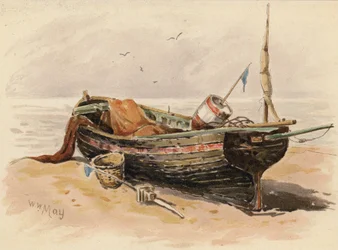 French Fishing Lugger