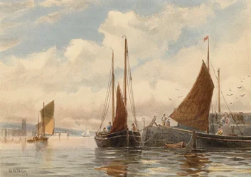 Penzance Luggers at Newlyn