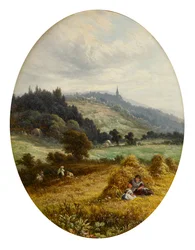 Harvest Time at Earlswood, near Redhill, Surrey