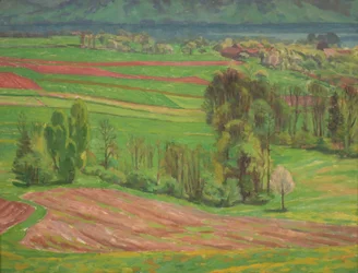 Attersee Landscape in Spring