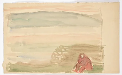 Seated in Landscape