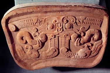 Original Model of Taotie Mask in Terracotta
